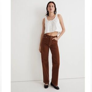 NWOT Madewell Emmett Wide-Leg Pants